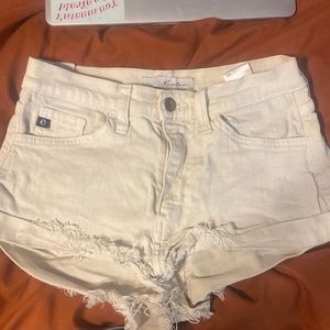 Yellow high waisted shorts size M